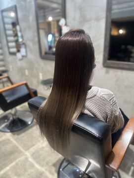 クレエ ヘアー デザイン(creer hair design) 髪質改善とヘッドスパ☆癒しのモテ髪うるつやストレートロング