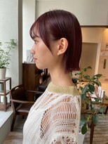 アンバー 池袋(amber)&nbsp;切りっぱなしボブ/美髪/ピンクブラウン[池袋駅]