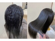 【髪質改善 プラチナストレート◆施術事例】細毛×捻転毛×癖強リッヂのお客様の劇的ビフォーアフター