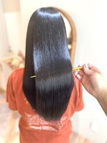 アンド ラ ブランシュ(&.La Blanche)&nbsp;アッシュ/アンブレラカラー/こなれミディ/髪質改善