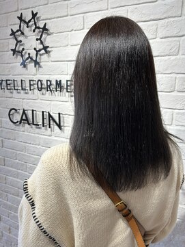 ヘア スパ ビューティー エールフォルム(HAIR SPA BEAUTY YELLFORME) ナチュラルストレート×ダークモカブラウン