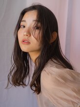 デビュー ヘアーメイク 黒髪/ボブルフ/ネビージュ/小顔/ワンレン/宜野湾/髪質改善/前髪