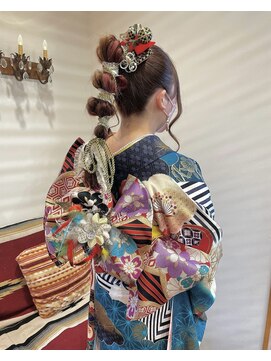 ヘアーロッジ(HAIR ROJJ) 成人式アレンジ