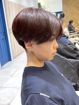 クアトログランシュ 水戸店(QUATRO×GranCieux) 前下がり刈り上げショート 水戸/ショート/刈り上げショート