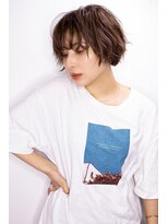 ラフィス ヘアー フォンテ 松山銀天街店(La fith hair fonte)&nbsp;【La fith】 スモーキーブラウン×ショートボブ