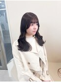 韓国風レイヤー　ヨシンモリ　/透明感シアーブラック
