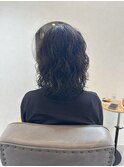 くせ毛を活かしたパーマ