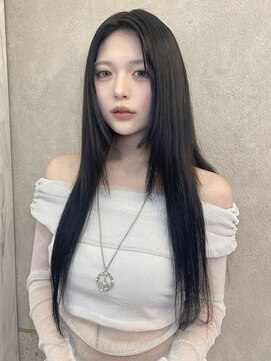 ルームバイシー 新宿(Loom. by Sea) ミニウルフ×アプリコットオレンジ[ワイドバング/韓国]