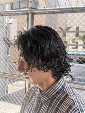 フジヤマ バーバー ショップ(FUJIYAMA BARBER SHOP) ボブウルフ/パーマ