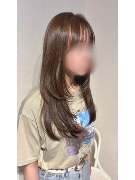 アンニュ(annuy) 【annuy_mizuki】 顔まわりカット/透明感カラー／韓国巻き