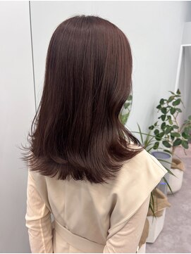 ミッシュバイアーバン(misch by urban.) ラベンダーブラウン/ミディアムレイヤー/神谷朱音