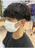 横浜波巻きパーマツイスパツイストスパイラルパーマ緩め弱め30代