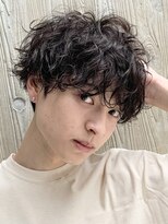 フィフス 渋谷(fifth)&nbsp;スパイラルパーマ刈り上げマッシュメンズパーマメンズヘア渋谷