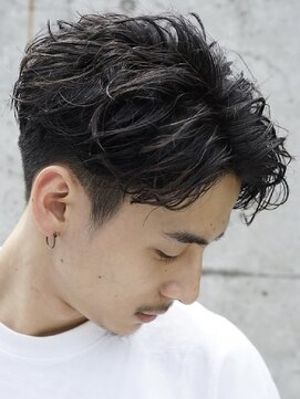 フィフス 大分(fifth) 大分ツイストスパイラルパーマメンズカット無造作センターパート