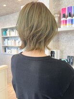 キャアリー(Caary)&nbsp;福山市美容室Caary20代30代ダブルカラー透明感オリーブカラー