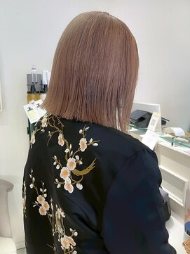 バブ バイネオリーブ(Bab by neolive) ココアベージュ/オリーブグレー/小顔/切りっぱなしボブ/自由ヶ丘