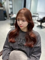 ザシェノンウメダ(THA CHAINON UMEDA) イメチェン/ピンクベージュ/アンブレラカラー/前髪/心斎橋