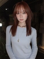 ローエ バイ デコ(Rohe by DECO)&nbsp;ブリーチ無しで叶う明るめアンバーブラウンとレイヤー【英心】