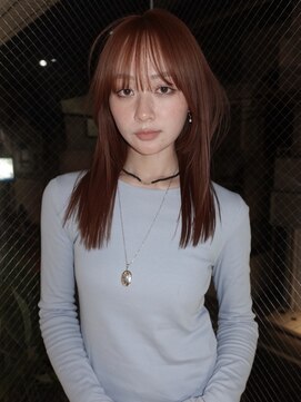 ローエ バイ デコ(Rohe by DECO) ブリーチ無しで叶う明るめアンバーブラウンとレイヤー【英心】