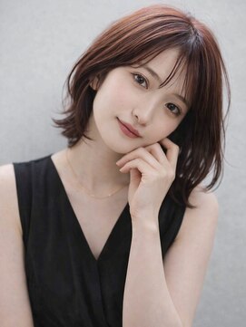 リリアーナ(LILIANA) 池袋 ココアブラウン 艶髪 コタ 大人ミディ モーブブラウン