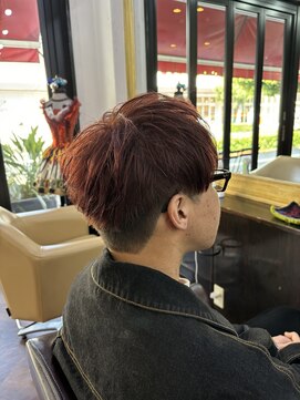 シャンプーボーイアネックス(SHAMPOO BOY Annex) メンズマッシュ レッドブラウン 佐世保