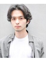 ランド(Land.)&nbsp;ネイビーカラービジネス×くせ毛風パーマクラウドマッシュ