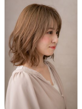 カバーヘア 上尾西口店(COVER HAIR) フォギーベージュが大人可愛い小顔ふわミディZ上尾20代30代40代!