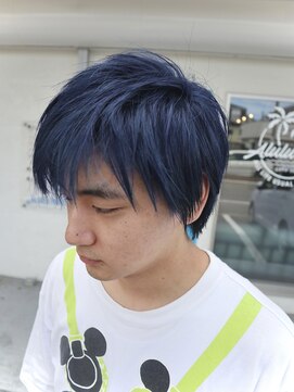 アルル ヘアー(ALULU HAIR) 金属のような発色『コバルトブルー』