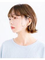 タヤ 東急百貨店吉祥寺店(TAYA) 10代学割U24シースルーバングイヤリングカラー外ハネミディアム