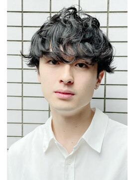 マクラメ(macrame) 爽やかな大人パーマスタイル。