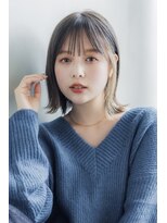 aRietta銀座＊20代切りっぱなし×外ハネボブ×インナーカラー