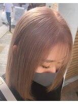 ラフ 難波店(LAFF)&nbsp;#黒髪#ボブルフ#ネビージュ#小顔#ワンレン