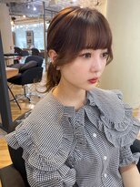 結んでも可愛いお顔周りカット