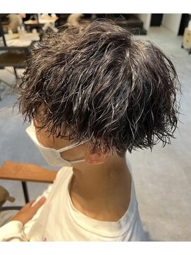 リコ ヘアアンドリラクゼーション 名駅店(LICO HAIR＆RELAXATION) 波巻きスパイラルパーマヘア　名古屋駅/名駅/メンズ