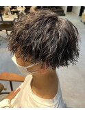 波巻きスパイラルパーマヘア 名古屋駅/名駅/メンズ