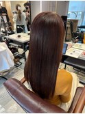 髪質改善で大人上品なツヤ髪に＿ブラウン＿ロング［東陽町］