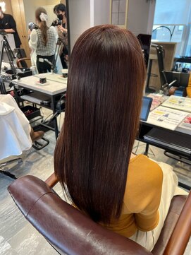 アディクト 東陽町西口(addict) 髪質改善で大人上品なツヤ髪に＿ブラウン＿ロング［東陽町］