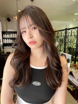 マイ ヘア デザイン 岡崎(MY hair design) 前髪/マチルダボブ/ピンクベージュ/インナーグレージュ/岡崎