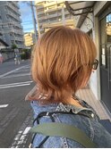 ブリーチカラー  オレンジベージュ