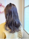 グレーベージュハイライトカラーブラウンアッシュベージュ