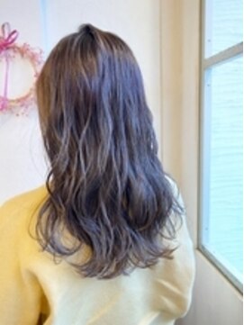 ヘアーエポック(hair epoque) グレーベージュハイライトカラーブラウンアッシュベージュ