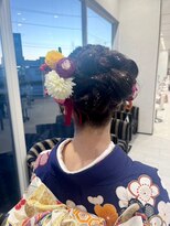 アース 浜松志都呂店(HAIR&MAKE EARTH) 成人式☆編み込みアップスタイル