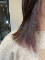 パザパ(pas a pas)&nbsp;イヤリングカラー×パープルグラデーション