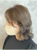 ゆるふわアッシュブラウン