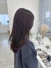 似合わせ小顔カット＋上質艶カラー＋高濃度うる艶トリートメント￥18,700