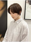 20代30代ナチュラルハンサムショート