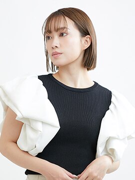 ジャックモアザン 新宿タカシマヤ店 切りっぱなしボブ[新宿/新宿駅/白髪ぼかし]