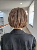 丸みショートボブ/ショートカット/ショートヘア/20代/30代/40代