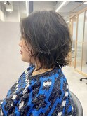 【市井友佳子】ボブナチュラルパーマ