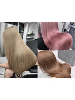 【京都駅/徒歩6分】透明感×ツヤ感たっぷりのデザインカラーで理想の髪色♪ダメージを抑え美しい仕上がり◎